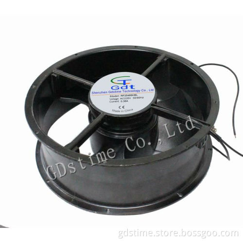 GDT ACGDT AC 380V 25cm 250mm High Pressure Axial Flow Fans 254x254x89mm